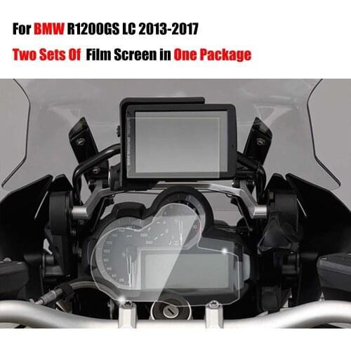 Two Sets Film Screens In One Parcel For BMW R1200GS Adventure LC ADV 2014-2017 R1200 GS LC 2013-2017 Film Screen Protection