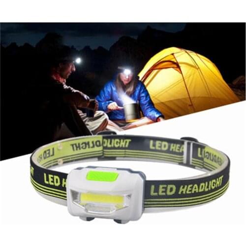 GM Mini 3W COB LED Headlamp 3 Modes Waterproof Headlight Head Flashlight Torch Lanterna For Outdoor Camping Night Fishing