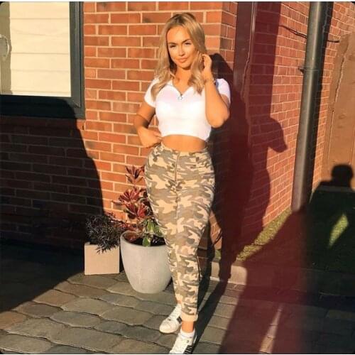 Shascullfites Melody Camo Fitness Pants Army Print Pant For Women Body Shaper Compression For Women Skinny Fashion Pants