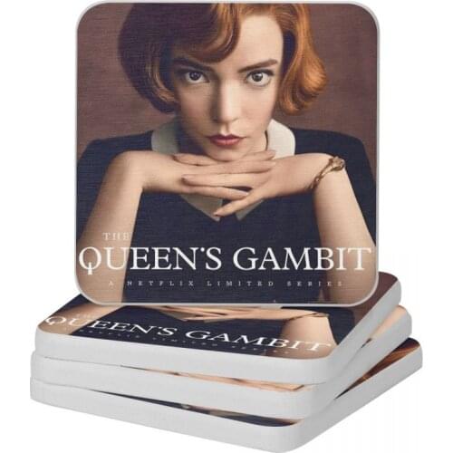 The Queens Gambit Diatomite Square Round Coaster Non Slip Cup Bonsai Mat Soap Toothbrush Pad Wholesale 10x10cm