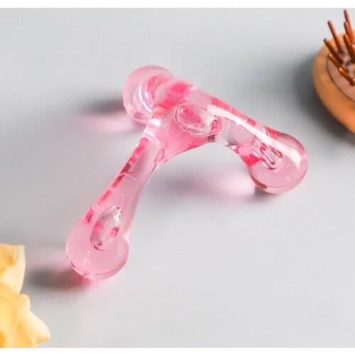 Handheld Arch Body Massager Health Balance Three Ball Back Mini Massage Stick Relax Acupressure Health Therapy Massage Tool