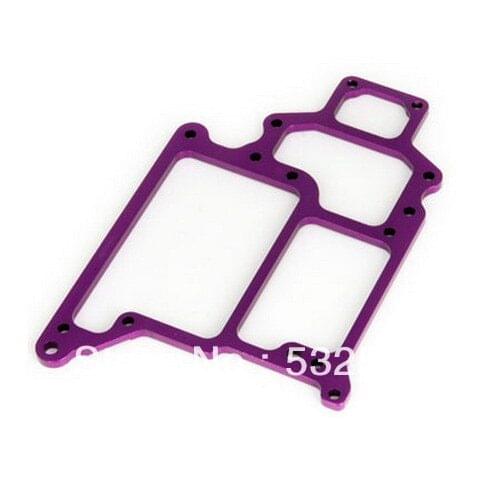 108065 HSP Upgrade Spare Parts For 1/10 R/C Model Car Purple Compact Aluminum Radio Tray 108065