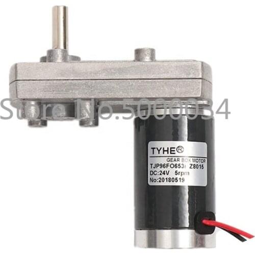 Bulk Sale 96*60mm size powerful dual shaft 12v dc tubular motor with gearbox for grill machine
