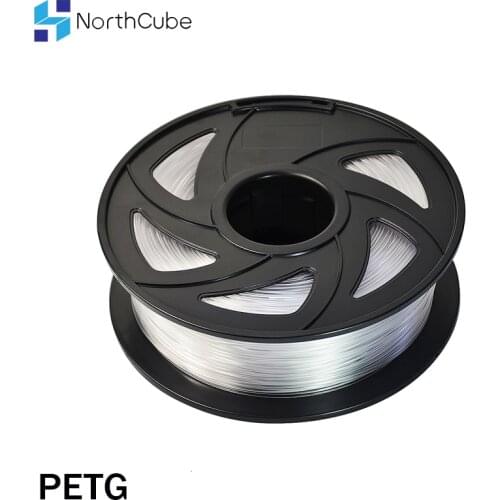 3D Printer Filament PETG 1.75mm 1kg/2.2lbs Plastic PETG Filament Consumables PETG Material for 3D Printer Filamento Transparent