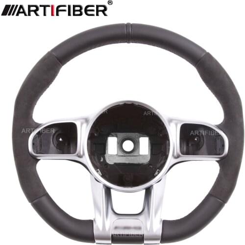 Real Carbon Fiber Steering Wheel for Mercedes Benz C43 SLC43 GLC43 GT E53 CLS53 GT53 GLE53