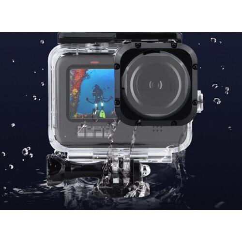 Diving protective case waterproof frame for GoPro HERO9 Max lens sports camera accessories