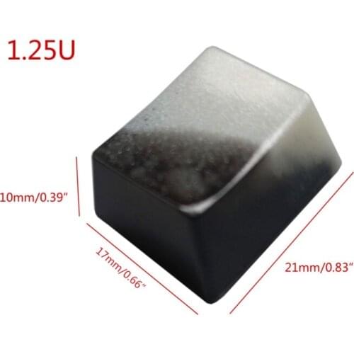1.25U OEM Resin Keycap for Cherry MX Switches Mechanical Keyboard RGB Translucent Resin Keycap