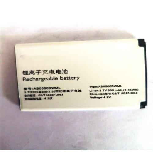 AB0500BWML cell phone Battery For PHILIPS E101 E121 Smartphone Batteries Battery with phone stander