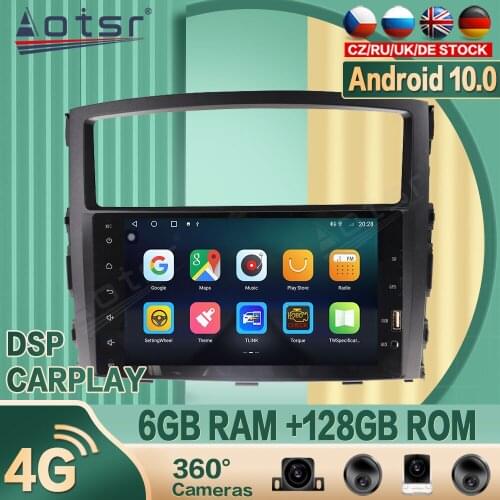 For Mitsubishi Pajero 2006+ Android Car radio Player GPS Navigation 360 camera Auto Stereo Multimedia Video Headunit DSP carplay
