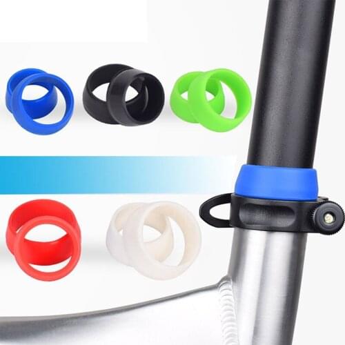 Waterproof Rubber Ring Dust Cover Cycling Silicone Bicycle Seatpost Case For Mountain Bike Seat Post Protective Accessories
