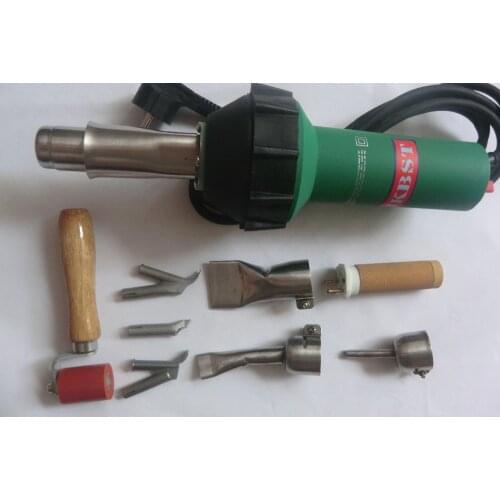 EMS/DHL fast shipping 1600W 220v Handheld Hot Air Plastic Welder Gun Vinyl welding Heat Gun FREE gift 1600w heat element+Nozzle