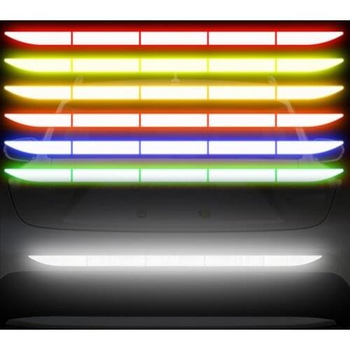 Car Reflective Sticker Tape Trunk Reflective Strip For BMW M F15 E46 E70 E71 E91 E92 E93 F20 F15 F13 M3 E34 X5 E53 E82