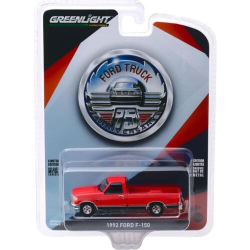 Greenlight 1/64 1992 FORD F-150 Raptor pickup 75TH Collect die-cast car models toys vehicles
