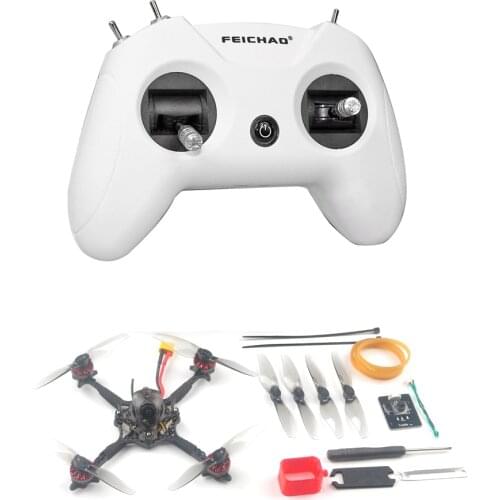 Happymodel Crux3 115mm 4in1 AIO CrazybeeX KV6400 1-2S 3inch Toothpick FPV RC Drone w/ LiteRadio 2.4G 8CH Radio Remote Controller