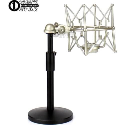 Metal Shock Mount Microphone Spider Mic Shockmount Desktio Stand For RODE Broadcaster NT1 NT2 NT1000 NT2000 K2 NTK NTR Podcaster