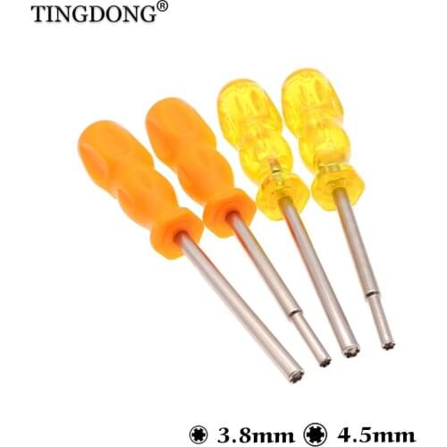 6sets 3.8mm 4.5mm Repair Screwdriver Set Tool For NES SNES SEGA N64 Game Boy Console and Cartridge