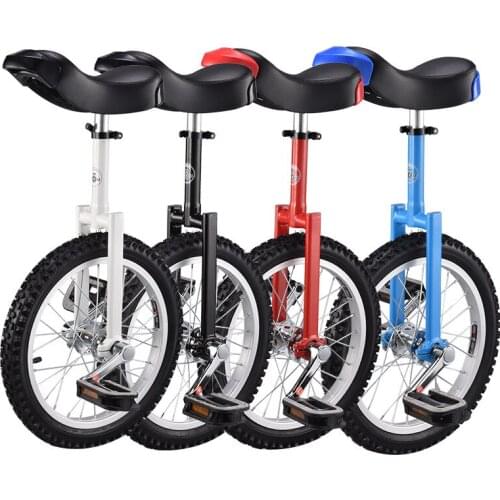Unicycle 16/18/20/24 Inch for Kids & Adults Stunt Monocycle Single Wheel Acrobatic Bicycle Balance Bike for Children