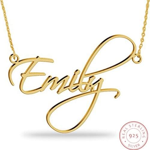 Noelia Custom Name Chain Necklace Silver 925 Pendant Necklace Personalized Custom Necklace Jewelry Gift for Women
