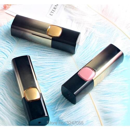 50pcs/lot Gradient Color Plastic Lip Balm Container, DIY Top Grade Empty Lipstick Tube, 12.1mm Square Lip Rouge Sub Package