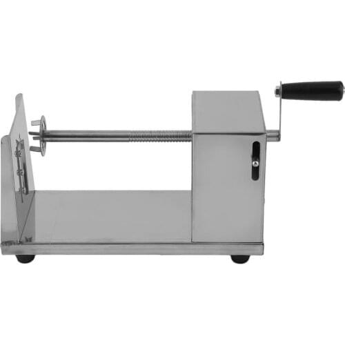 Manual Stainless Steel Twisted Potato Slicer French Fry Vegetable Cutter Spiral for Home Use or at a Restaurant