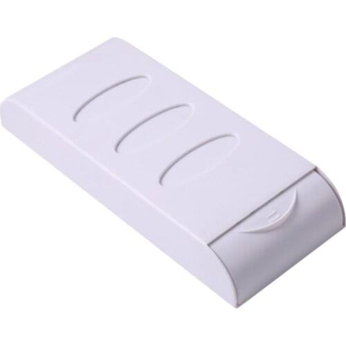 Self Stick Pencil Tray Under Desk Drawer Organizer Pencil Tray Self-Adhesive Hidden Pen Box Office Stationery Storage Box HOT