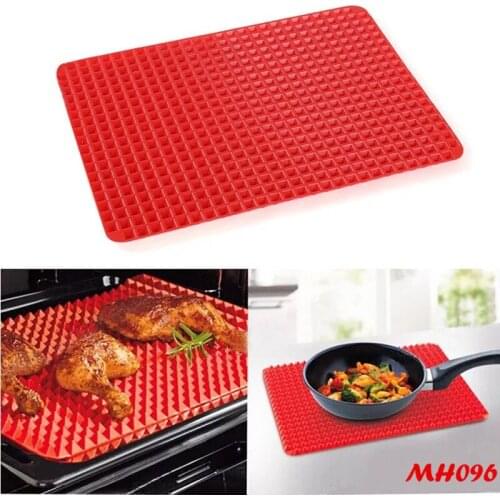Silicone Baking Mats Pad Pyramid Shape Nonstick BBQ Pan Bakeware Moulds Microwave Oven Baking Tray Sheet Kitchen Baking Tools