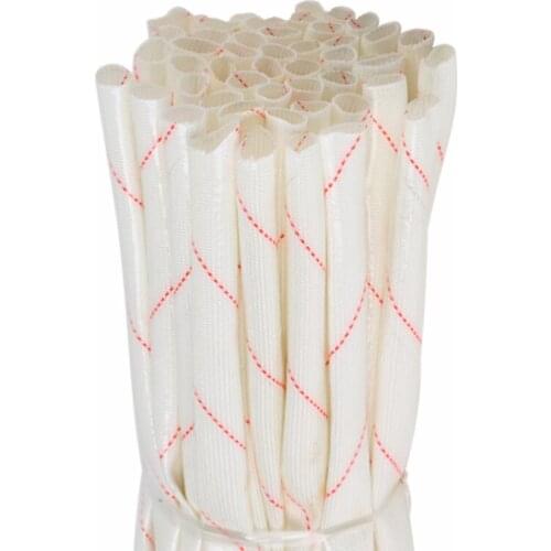 0.9 Meter yellow wax tube Wear and corrosion resistance Fiberglass sleeving High temperature insulated wire casing Cable sleeve