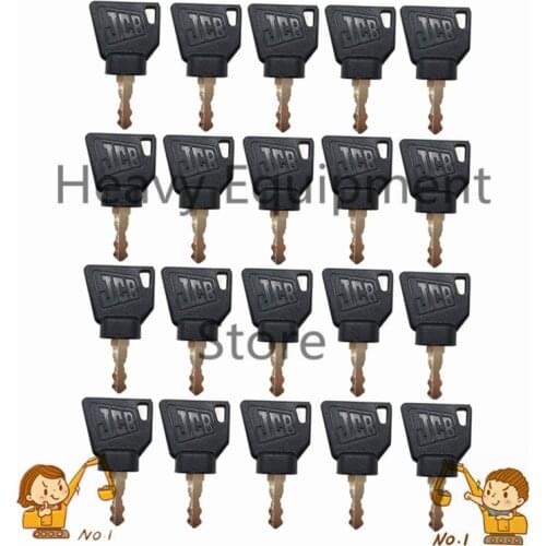 20pcs Key For JCB Heavy Equipment Ignition Key OEM 701/45501 331/26790 333/Y1374 Free Shipping