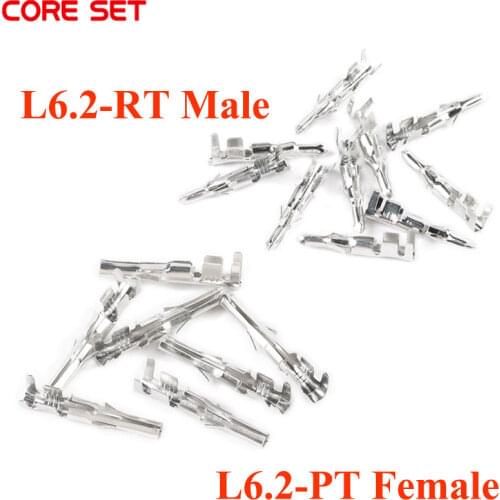 200pcs/lot Big Tamiya EL 6.2MM Male/Female Terminals Connector Large Tamiya For 1/2/3/4/6/9 Pin Male Female Socket Plug