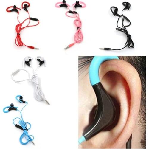 3.5mm Sport Earhook Earphone Headphone Headset with Mic For Smart Cellphone Stereo Headphone