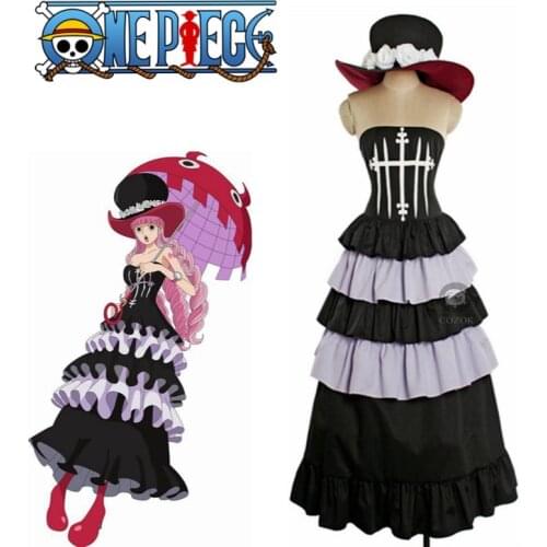 Anime ONE PIECE Perona anime Cosplay Costume Custom Any Size