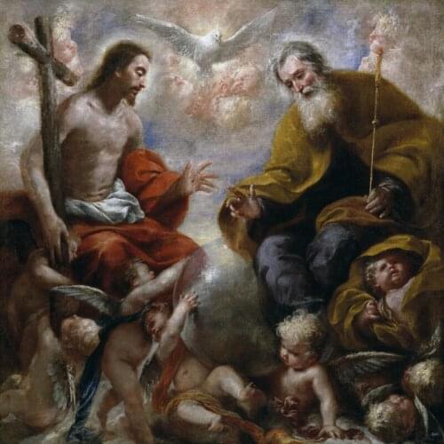 Free shipping classical Christian religion figures Jesus angels canvas prints oil painting on canvas wall art decoration picture