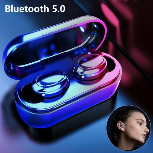 Noise Cancelling Bluetooth Wireless Headset Mini TWS Earphones Earbuds with Mic for iPhone Samsung LG G Stylo G6 G7 Xiaomi