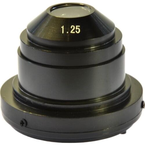Biological Microscope Optical Lens NA 1.25 Abbe Condenser 37mm Collecting Mirror Lens