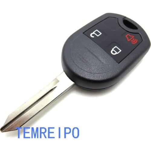 3 Buttons Replacement Remote Key Case Shell fit for Ford Case Fob