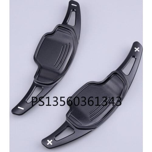 Black Steering Wheel Shift Paddle Shifter Cover Fit for Chevrolet Camaro 2012-15