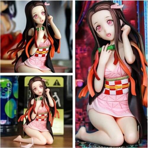 Demon Slayer Figures Kamado Nezuko Figure Statues Figurine Collection Birthday Gifts PVC Anime Figurine PVC Action Figures Toys