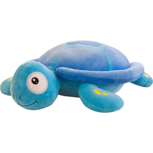 Cute cartoon little turtle plush toy turtle doll big animal tortoise sleeping pillow boy girl birthday gift 28inch 70cm DY50435