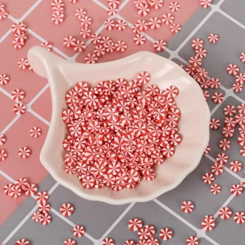 20g/Lot Cute Candys And Cakes 1000-800/Bag Fruit Slices Nail Art DIY Designs for DIY Crafts 5mm for Slime Addition Modlein Playd