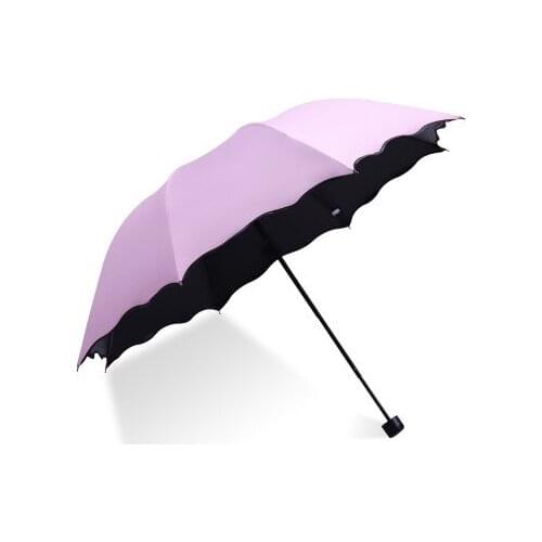 Travel Umbrella Fashion Folding Umbrella Rain Women Gift Blossom Umbrella Anti-UV Waterproof Portable