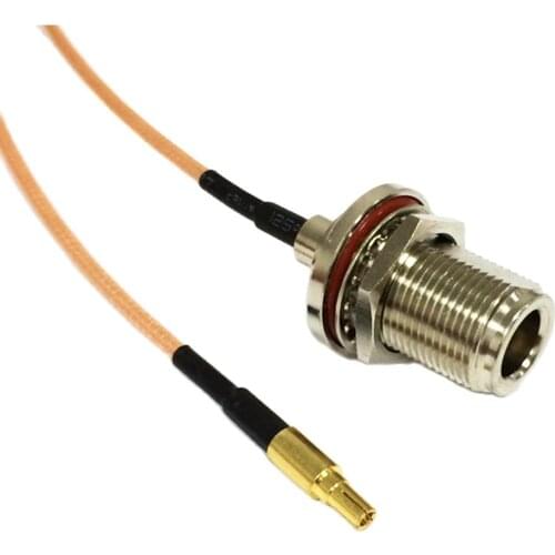 N type Female Bulkhead to CRC9 Straight RF Jumper Cable RG316 30/50/100cm NEW for 3g USB MODEM E156 E160 E169