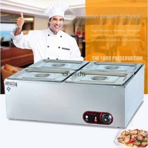 220v buffet food warmer for hot food Four pots of electric heat preservation soup pool food box