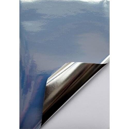 50 micron thickness A4 blank Glossy foggy silver PET sticker label for INKJET PRINTER