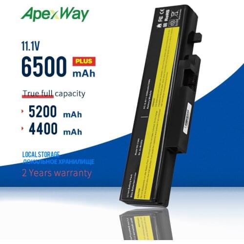 Apexway Replacement Laptop Battery For LENOVO Y460 Y560 B560 Y560A L09N6D16 L09S6D16 L10L6Y01 L10L6Y01 L10N6Y01 L10S6Y01