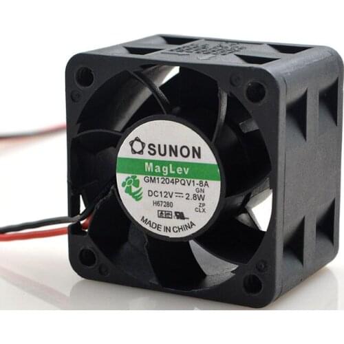 SUNON 4028 12V 2.8W GM1204PQV1-8A 4 cm high speed server fan