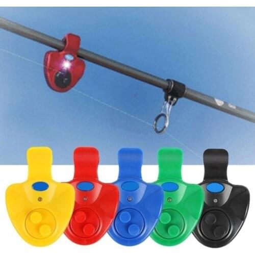 Outdoor Electronic Buffering Rod Throwing Sea Rod Alarm Night Fishing Indicator LED Light Fish Bite Alarm Sound Alert Tools
