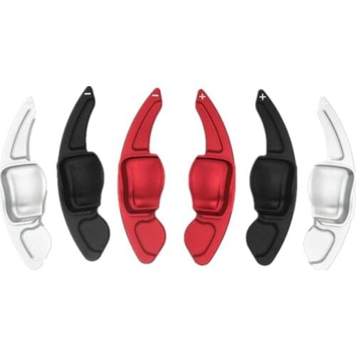 2PCS Car Accesories Shifter Extension Steering wheel shift paddle For VW Tiguan Golf 6 MK5 MK6 Jetta GTI R20 R36 CC Scirocco