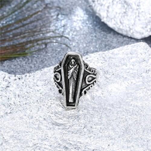 Vintage Egyptian Mummy Mens Skull Ring Pharaoh Cemetery Punk Accessories Mens Gadgets 2021 Trend Party