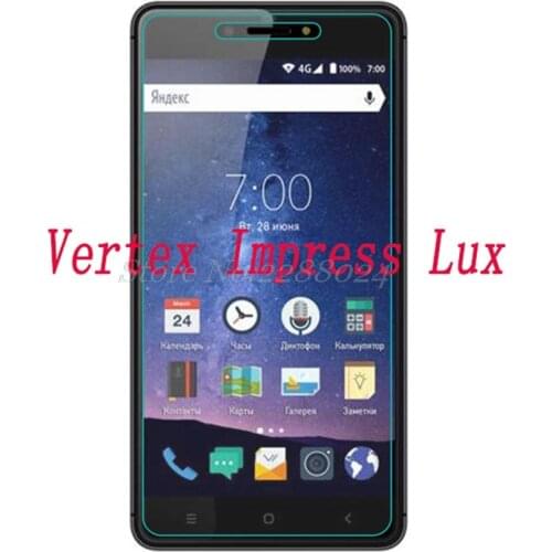 Tempered Glass Film FOR Vertex Impress Lux Screen Protector Premium Scratch-proof Protective Front Glass Film