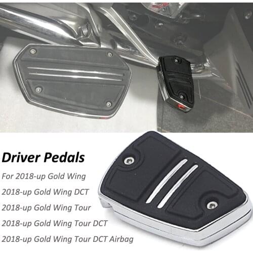 2 Sets Of Motorcycle Accessories Driver Pedals For Honda Goldwing Tour DCT Airbag 1800 F6B GL1800 2018 2019 2020 2021